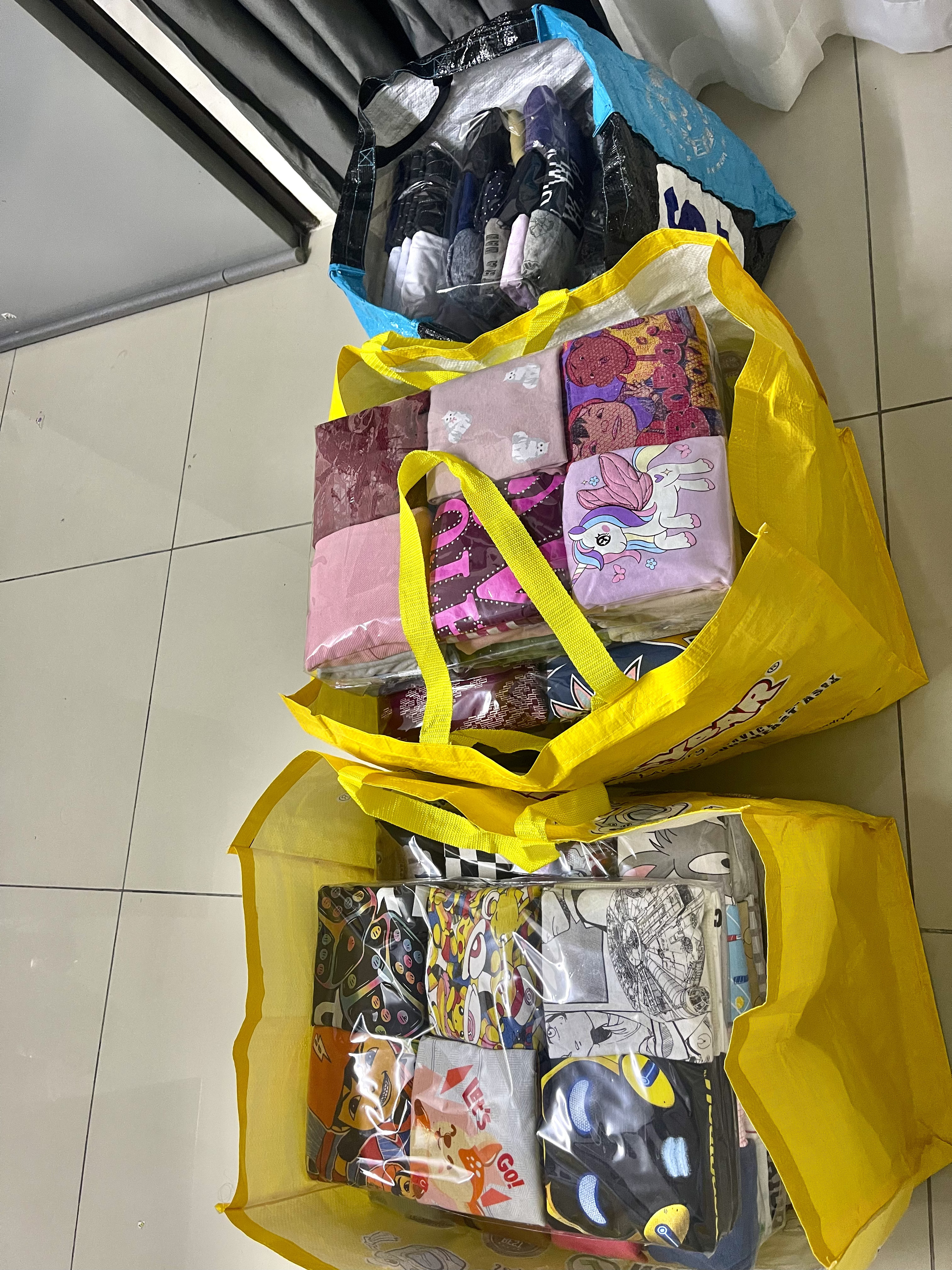 Lipat baju sebelum dan selepas (Sebelum)